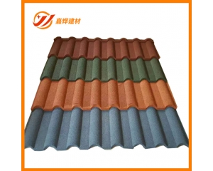 金屬瓦上面的彩砂顆粒有什么作用？